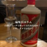 白酒はソーダで割ってはだめなのか！？いや、ダメではない！